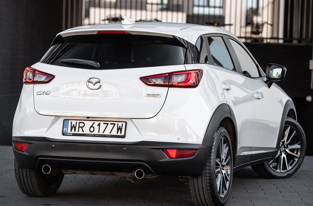 Mazda CX-3 cena 68900 przebieg: 102000, rok produkcji 2018 z Radom małe 562